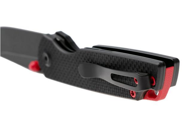 Afbeelding voor Tenable Knives Mini Warrior B2005A1 Blackwashed Nitro-V, Black G10, zakmes, Kim Ning design