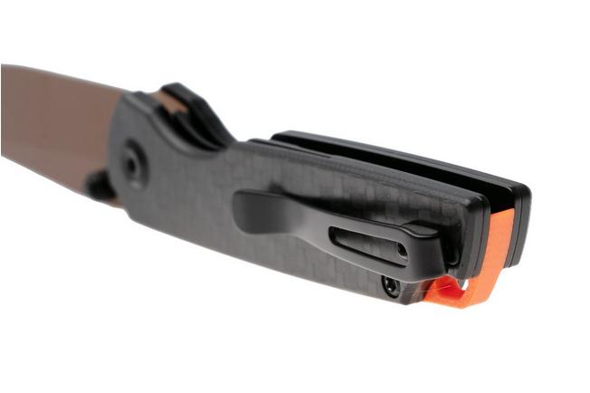 Afbeelding voor Tenable Knives Mini Warrior B2005A4 Rose Gold Nitro-V, Twill Carbon G10, zakmes, Kim Ning design