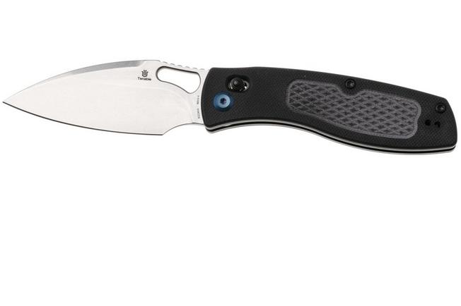 Afbeelding voor Tenable Knives Heron B2124V4 Stonewashed Nitro-V, Black G10, zakmes, Johan Jordaan design