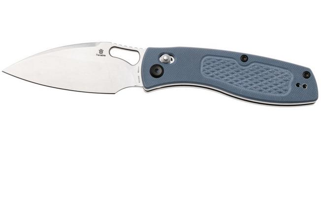 Afbeelding voor Tenable Knives Heron B2124V6 Stonewashed Nitro-V, Gray G10, zakmes, Johan Jordaan design