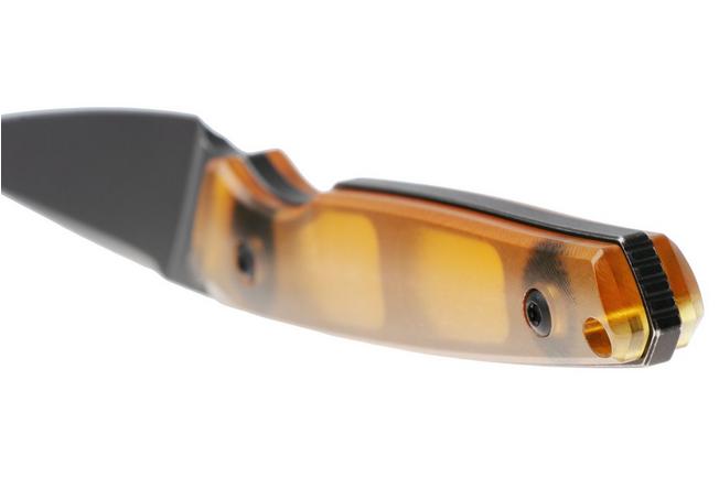 Afbeelding voor Tenable Knives Parr G011B6 Blackwashed 14C28N, PEI/Ultem, vaststaand mes, Jonathan Styles design