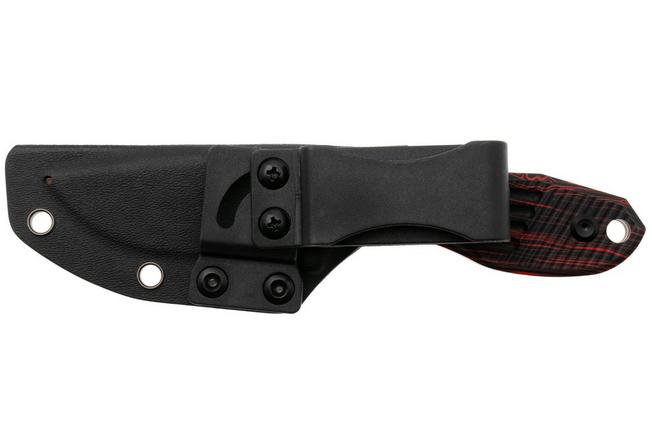 Afbeelding voor Tenable Knives Tiny Dancer G014A2 Rose Gold Coated D2, Black Red G-Mascus, vaststaand mes, JB Stout design