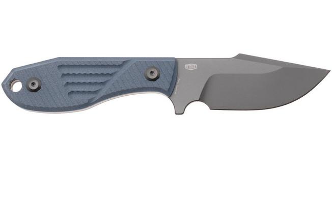 Bild für Tenable Knives Tiny Dancer G014A3 Gray Coated D2, Light Gray G10, Fahrtenmesser, JB Stout Design
