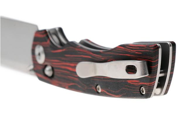 Afbeelding voor Tenable Knives Kryo T1001V11 Stonewashed 14C28N, Red & Black G-Mascus, zakmes, Kim Ning design