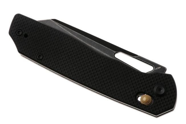 Afbeelding voor Tenable Knives Shard T1006V1 Blackwashed 14C28N, Black G10, zakmes, Kim Ning design