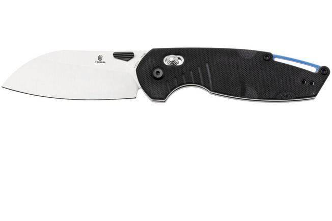 Bild für Tenable Knives Model 6 T1022V4 Satin 14C28N, Black G10, Taschenmesser, Nick Swan Design
