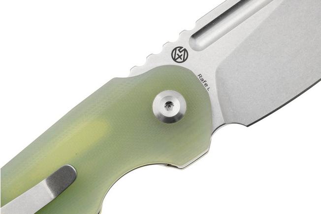 Bild für Tenable Knives Rafe L T1048A2 Rafe L, Stonewashed 14C28N, Jade G10, Taschenmesser, 4T5 Design
