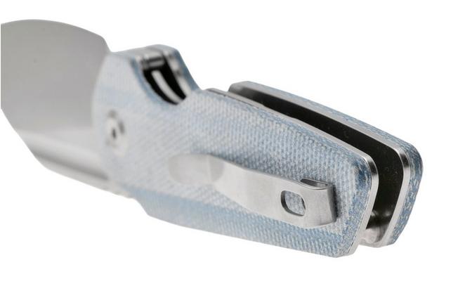 Afbeelding voor Tenable Knives Rafe L T1048A3 Stonewashed 14C28N, Blue Micarta, zakmes, 4T5 design
