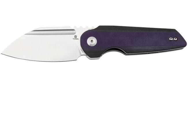 Afbeelding voor Tenable Knives Rafe L T1048A Satin 14C28N, Purple Black G10, zakmes, 4T5 design