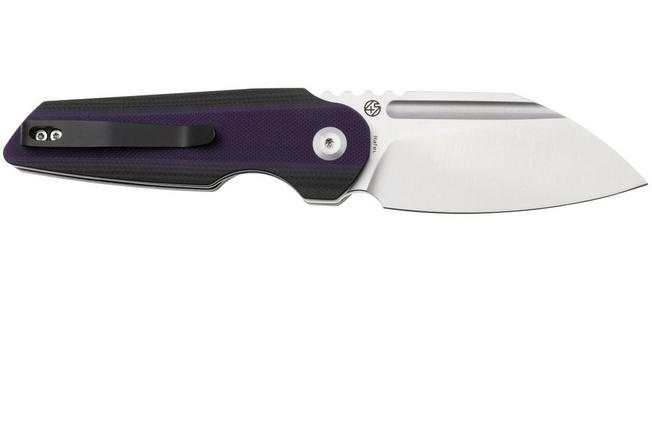 Afbeelding voor Tenable Knives Rafe L T1048A Satin 14C28N, Purple Black G10, zakmes, 4T5 design