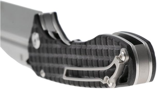 Bild für Tenable Knives Bömbur T1054A1 Stonewashed D2, Frag Pattern Black G10, Taschenmesser, Midgards Messer Design