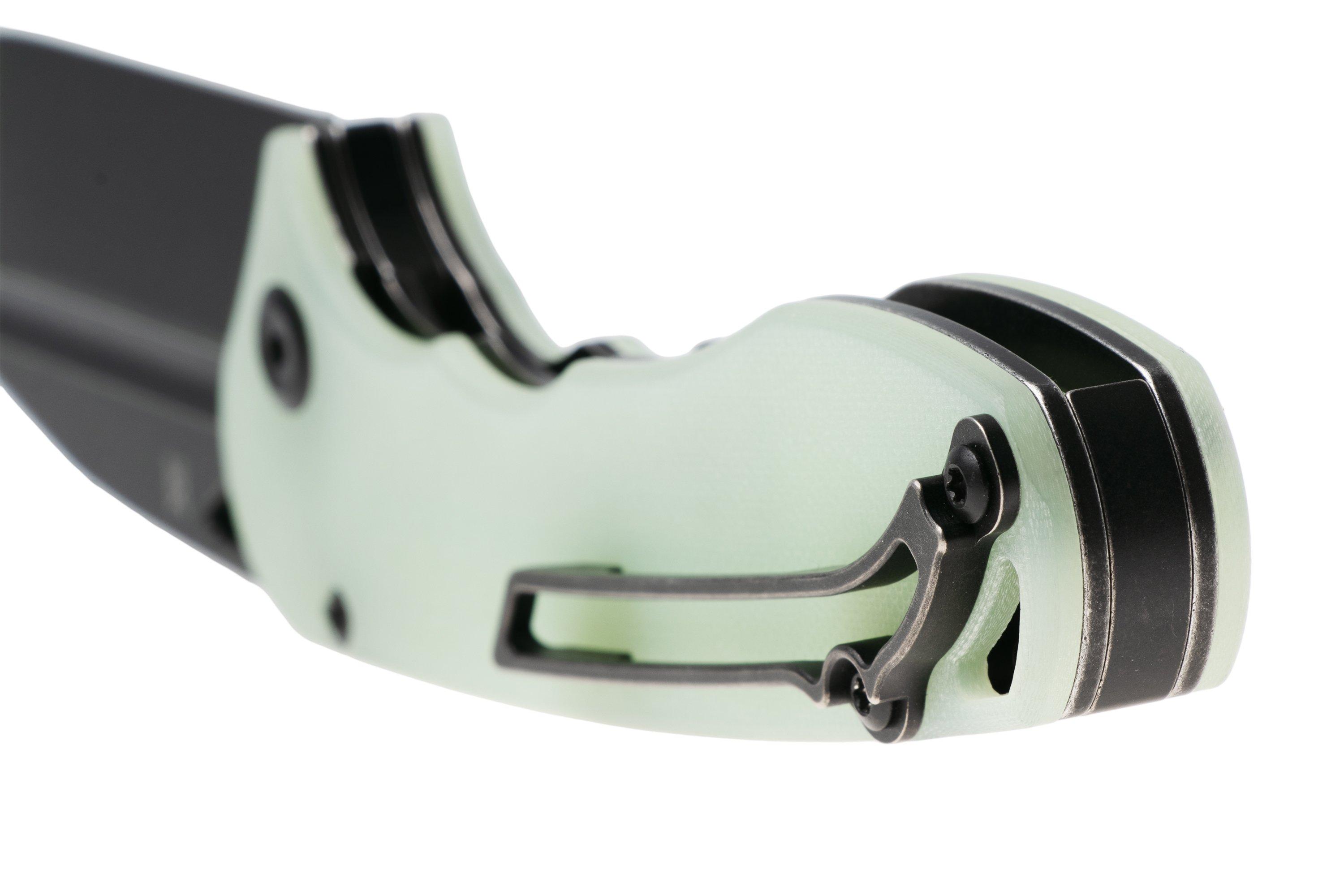 Tenable Knives Bömbur T1054A8 Blackwashed D2, Natural Jade G10 ...