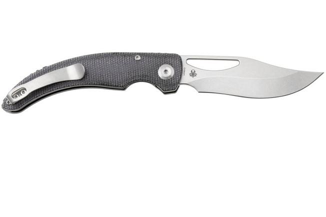 Afbeelding voor Tenable Gideon T1119A1 Stonewashed Nitro-V, Black Micarta, zakmes, Dead Sober design