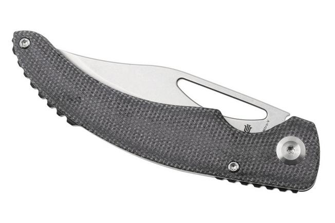 Afbeelding voor Tenable Gideon T1119A1 Stonewashed Nitro-V, Black Micarta, zakmes, Dead Sober design
