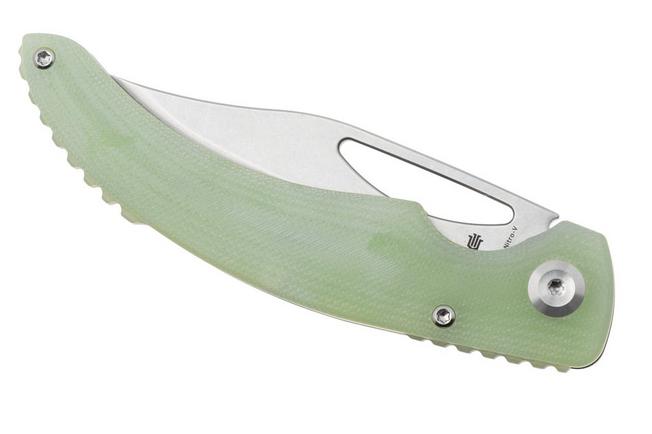 Afbeelding voor Tenable Knives Gideon T1119A3 Stonewashed Nitro-V, Jade G10, zakmes, Dead Sober design