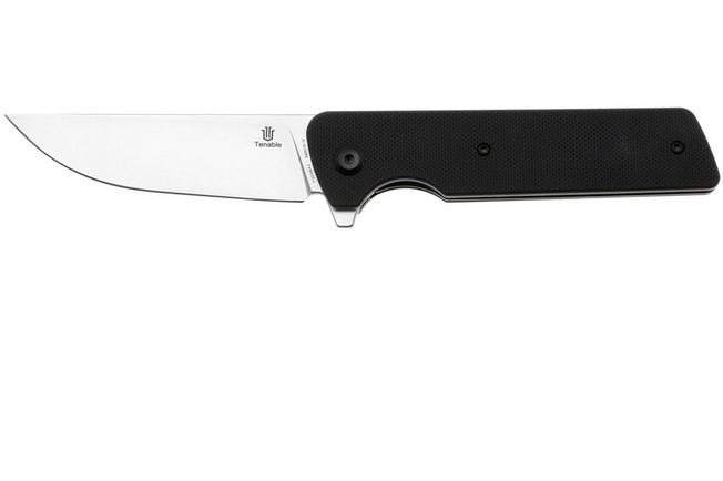 Bild für Tenable Knives Anomaly T2038A1 Stonewashed Nitro-V, Black G10, Taschenmesser, Pinkerton Knives Design