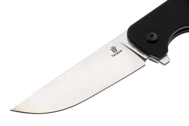 Bild für Tenable Knives Anomaly T2038A1 Stonewashed Nitro-V, Black G10, Taschenmesser, Pinkerton Knives Design