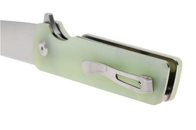 Afbeelding voor Tenable Knives Anomaly T2038A4 Stonewashed Nitro-V, Jade G10, zakmes, Pinkerton Knives design