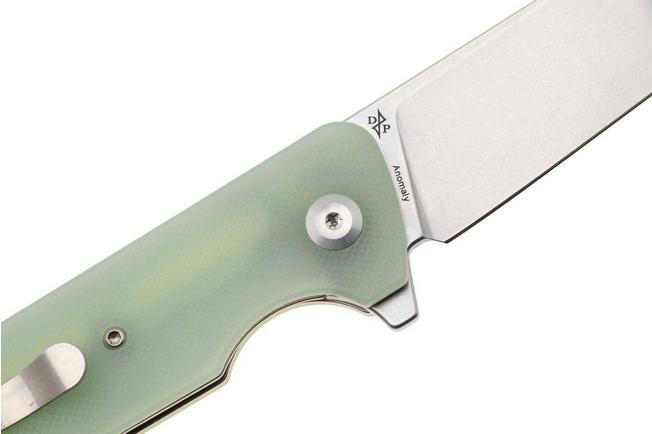 Afbeelding voor Tenable Knives Anomaly T2038A4 Stonewashed Nitro-V, Jade G10, zakmes, Pinkerton Knives design