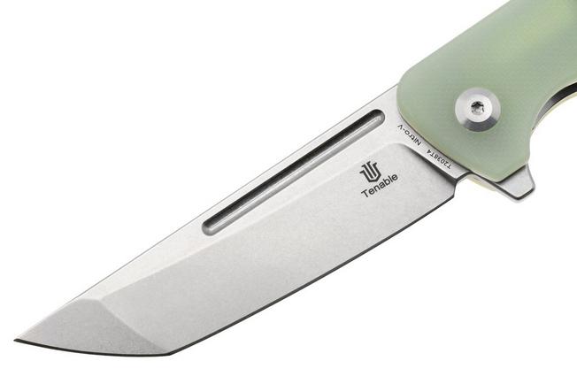 Bild für Tenable Knives Anomaly T2038T4 Stonewashed Nitro-V, Jade G10, Taschenmesser, Pinkerton Knives Design
