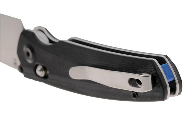 Afbeelding voor Tenable Knives Raven T2109V4 Stonewashed 14C28N, Black G10, zakmes, Black Bird Blades design
