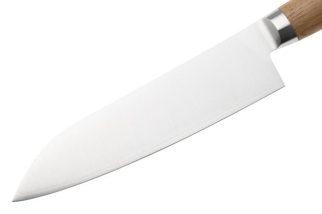 Afbeelding voor Tadafusa Hocho Kobo HK-2, SKD11 sanmai, kastanjehout, santoku, 17 cm