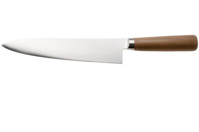 Afbeelding voor Tadafusa Hocho Kobo HK-4, SKD11 sanmai, kastanjehout, gyuto, 21 cm