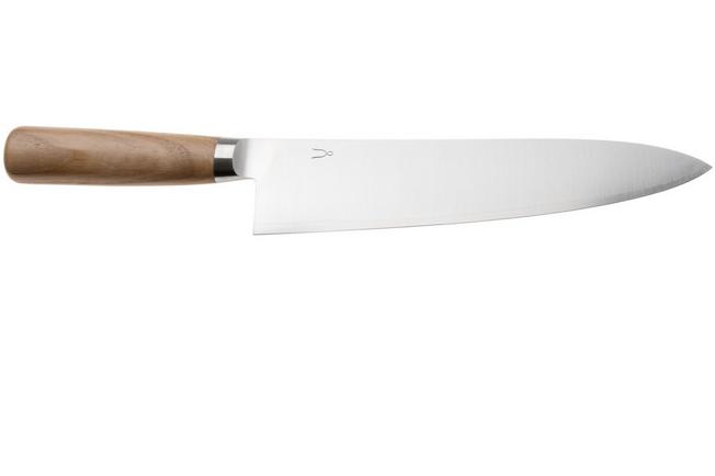 Afbeelding voor Tadafusa Hocho Kobo HK-4, SKD11 sanmai, kastanjehout, gyuto, 21 cm