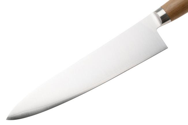 Afbeelding voor Tadafusa Hocho Kobo HK-4, SKD11 sanmai, kastanjehout, gyuto, 21 cm