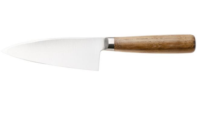 Afbeelding voor Tadafusa Hocho Kobo HK-6, SKD11 sanmai, kastanjehout, deba, 10.5 cm