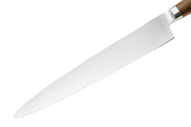 Afbeelding voor Tadafusa Hocho Kobo HK-7, SKD11 sanmai, kastanjehout, yanagiba, 21 cm