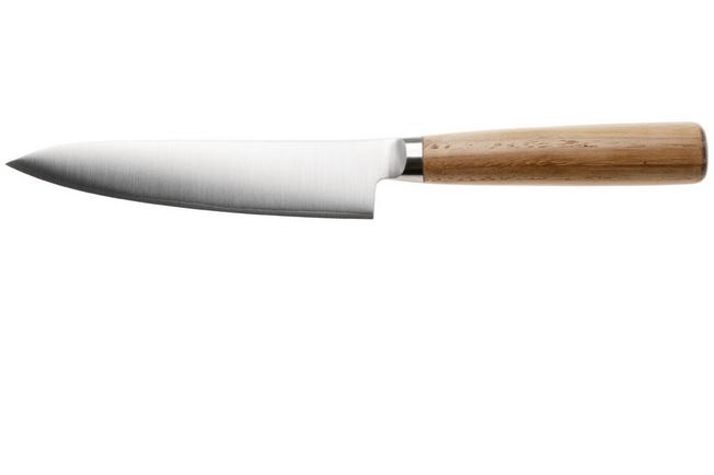 Obraz dla Nóż petty Tadafusa Hocho Kobo HK-3, SKD11 Sanmai, drewno kasztanowe, 12,5 cm