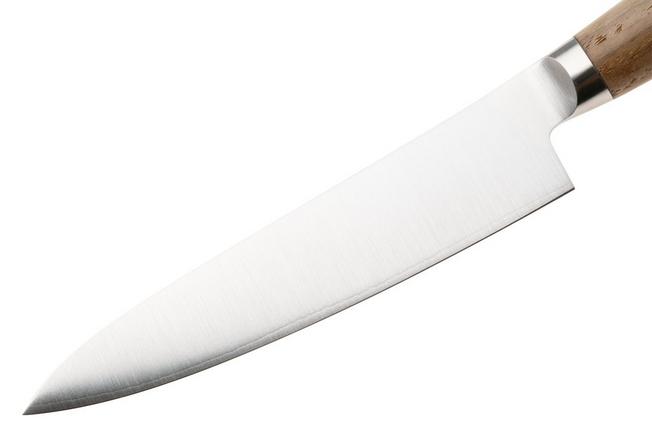 Obraz dla Nóż petty Tadafusa Hocho Kobo HK-3, SKD11 Sanmai, drewno kasztanowe, 12,5 cm