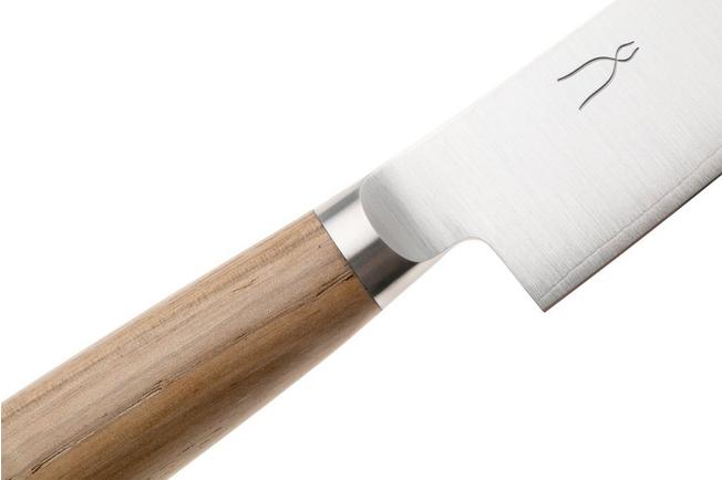 Obraz dla Nóż petty Tadafusa Hocho Kobo HK-3, SKD11 Sanmai, drewno kasztanowe, 12,5 cm