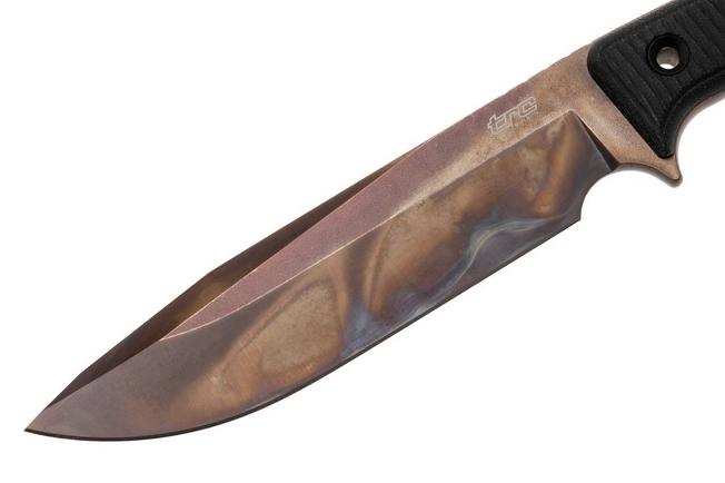 Immagine per TRC Knives Apocalypse, Elmax Apocalypse Finish, Black Canvas Micarta, coltello da sopravvivenza