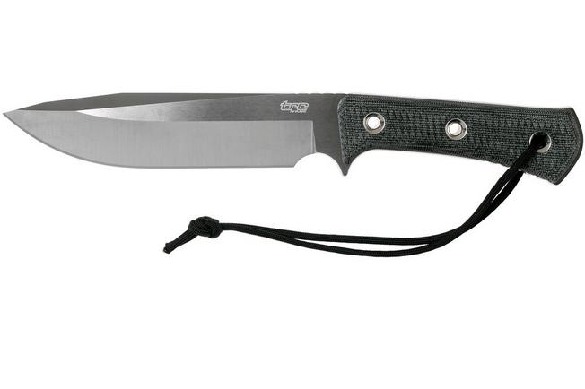 TRC Knives Apocalypse, Black Micarta, survival Advantageously shopping at Knivesandtools.com