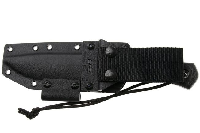 Image pour TRC Knives Apocalypse Prime, AP-PRIME-BCM, Satin Elmax, Black Canvas Micarta, couteau fixe