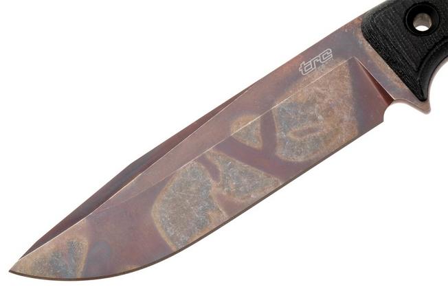 Afbeelding voor TRC Knives Apocalypse Prime APOP-PA-EL-BCM-K Post Apocalyptic Elmax, Black Canvas Micarta, vaststaand mes
