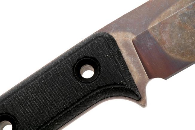 Afbeelding voor TRC Knives Apocalypse Prime APOP-PA-EL-BCM-K Post Apocalyptic Elmax, Black Canvas Micarta, vaststaand mes