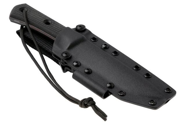 Afbeelding voor TRC Knives Apocalypse Prime APOP-PA-EL-BCM-K Post Apocalyptic Elmax, Black Canvas Micarta, vaststaand mes