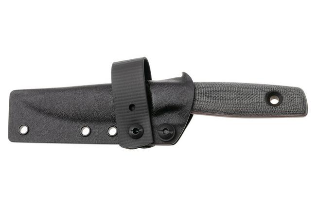 Obraz dla Nóż outdoorowy TRC Knives Classic Freedom DLC Böhler M390, Black Canvas Micarta
