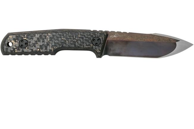 Image for TRC Knives Harpoon Custom, M390, Custom Carbon fibre, fixed knife