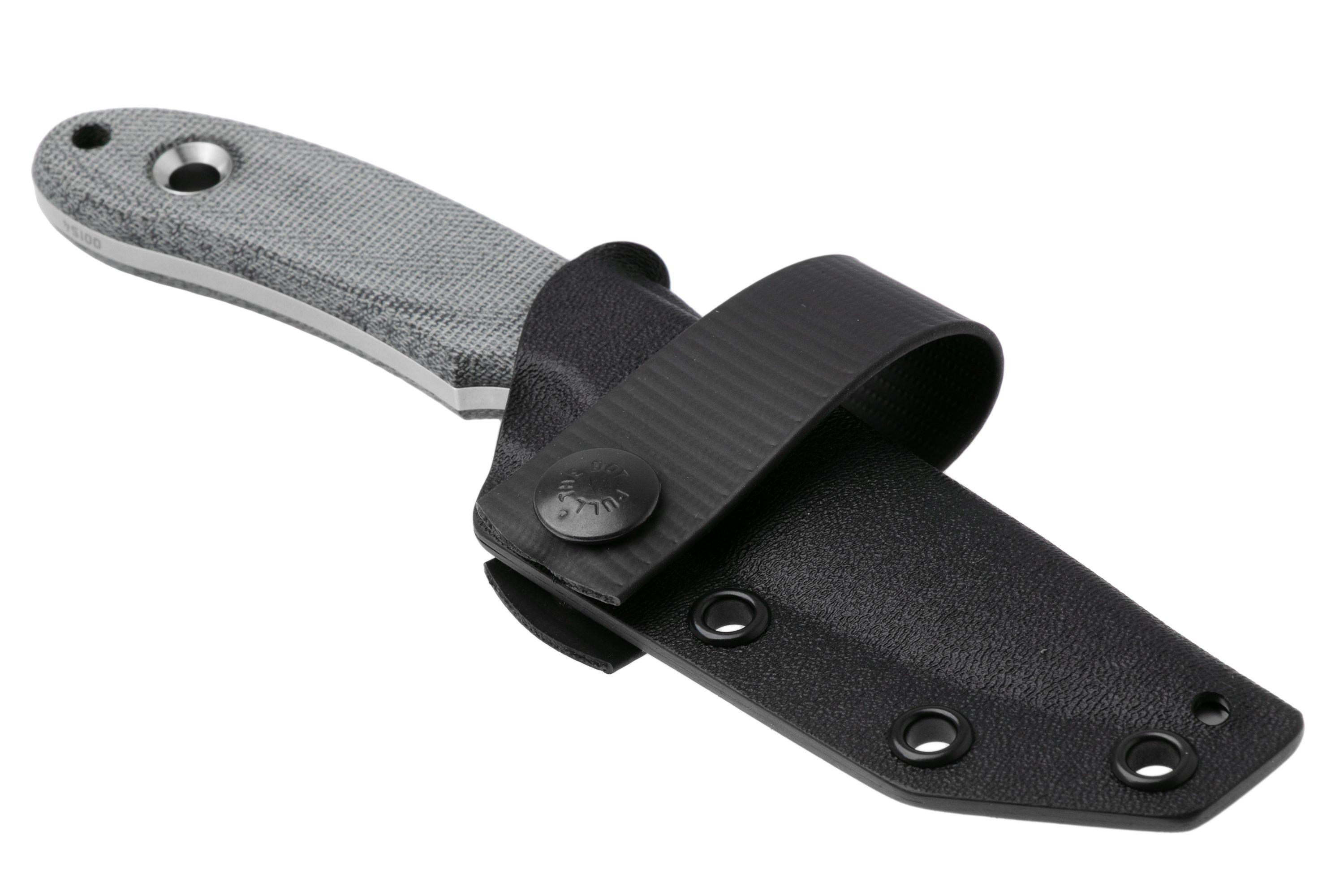 TRC Knives KOSMOS, TI-KOSM-BCM-ST, Satin RWL-34, Black Canvas Micarta ...