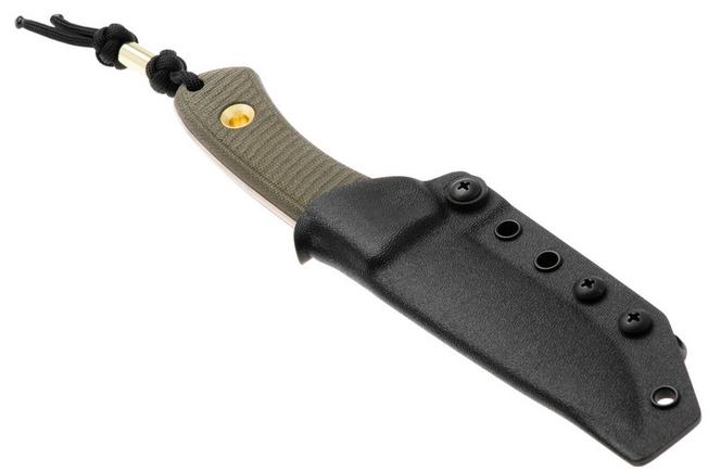 Afbeelding voor TRC Knives Polheim PLH-APO-GCM, Apocalyptic CPM MagnaCut, Green Canvas Micarta, Knivesandtools Exclusive, survivalmes