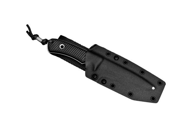 Image for TRC Knives South Pole, Satin Magnacut, Black Canvas Micarta, survival knife