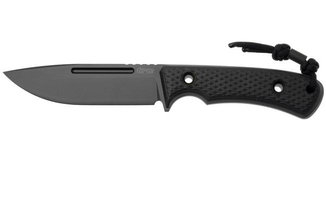 Image pour TRC Knives South Pole, Black DLC Vanadis 4 Extra, Black G10, couteau de survie