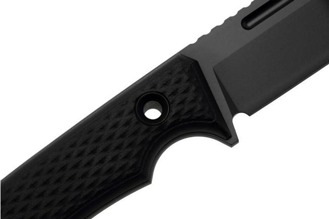 Image pour TRC Knives South Pole, Black DLC Vanadis 4 Extra, Black G10, couteau de survie