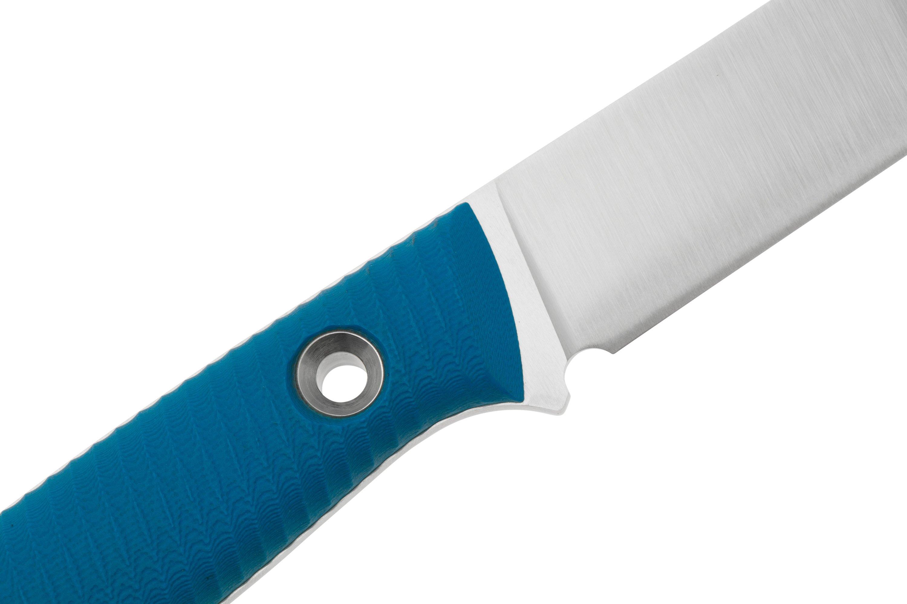 TRC Knives This is Freedom Elmax Droppoint Convex Blue G10, outdoormes ...