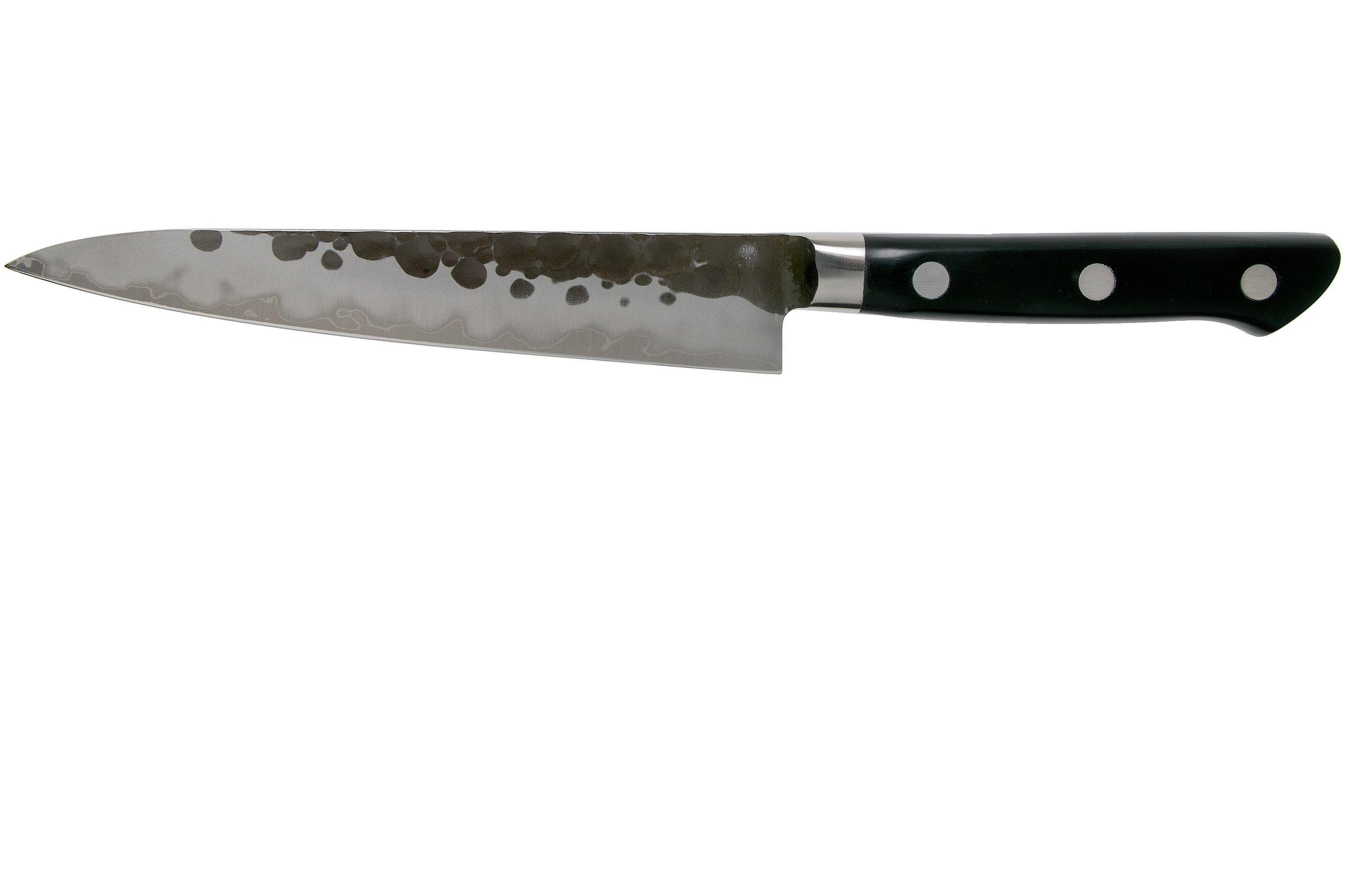 Tojiro DP 3layer hammered blade utility knife 13 cm, F1101