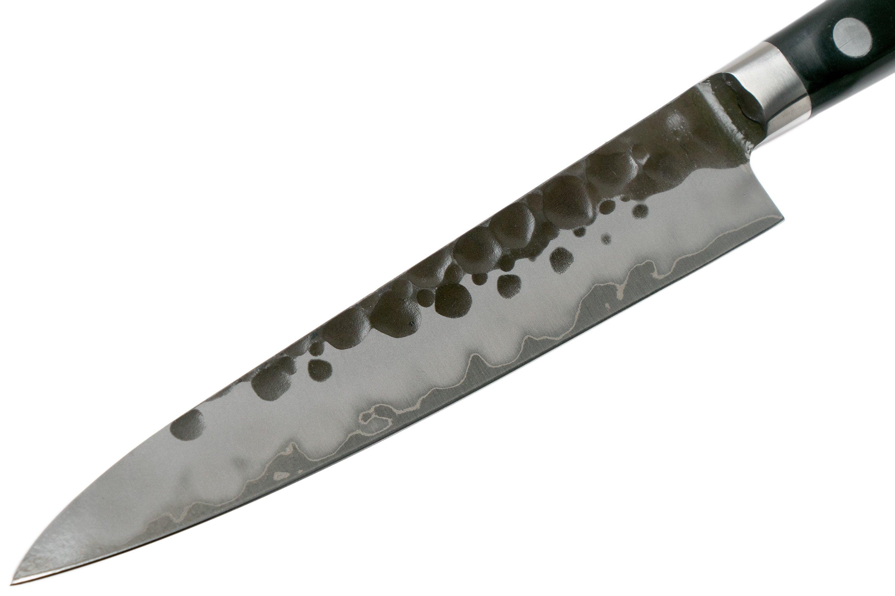 Tojiro DP 3-layer hammered blade utility knife 13 cm, F-1101